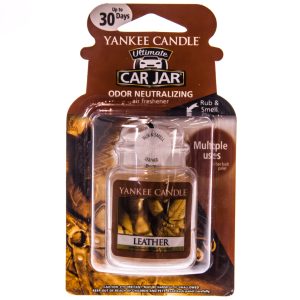 Yankee Candle  Leather Car Jar  Ultimate