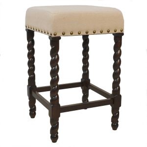 Marisol Upholstered Nailhead Counter Stool
