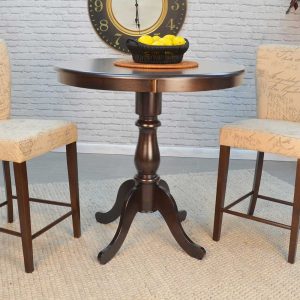 Bella 30″ Round Top Bar Height Dining Table