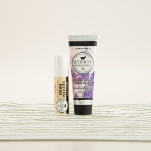 Dionis 2 Pack Lavender Vanilla Hand and Lip Set