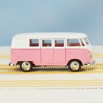 Volkswagen Diecast Pink Bus