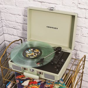 Cruiser Plus Bluetooth Vinyl Record Player – Green