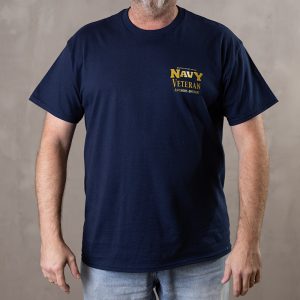 Navy Veteran Star Navy Tee