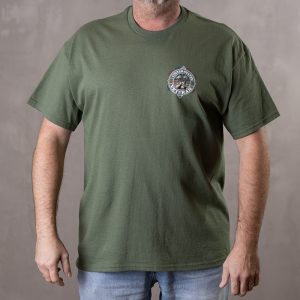Veteran Boots Green Tee