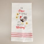 Love A Family Embroidered Tea Towel