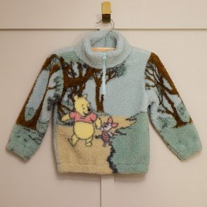 Toddler Pooh Sherpa Quater Zip Pullover
