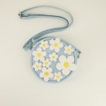 Multi Flower Round Crossbody