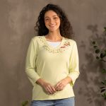 Mushroom Butterfly Green 2fer Tee
