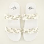 White and Bling Pool Slides