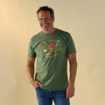 Snoopy Happy Campers Green Tee