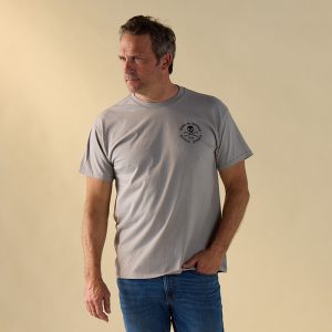 Pirate Scars Short Sleeve Gray Tee