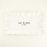 Stoneware Bow Platter