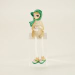 Green Headwrap Girl Dog Sitter