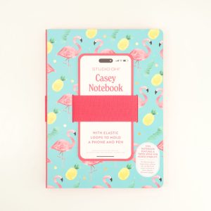 Flamingo Phone and Pen Holder Notebook