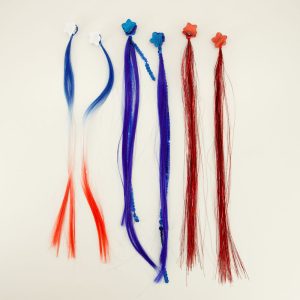 6 Pack Star Hair Extension Clips