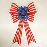 LED Burlap Bow Wall Decor