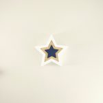 White Wooden Star Block